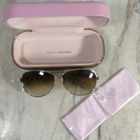 kate spade Accessories - Kate Spade New York Dalia Aviator Sunglasses with Logo Case